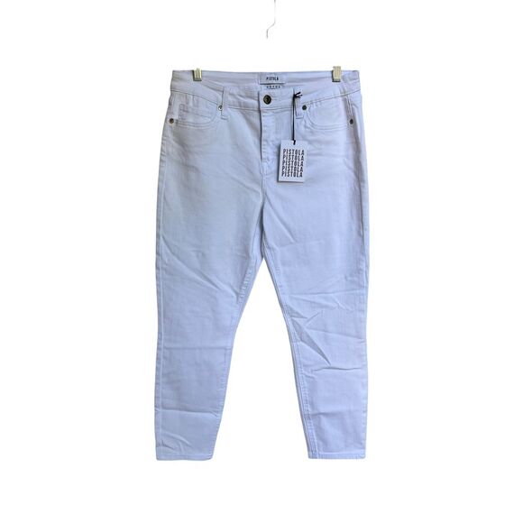 PISTOLA Jennifer Oslo‎ White High-Waisted Skinny Jeans Women's Size 30 NEW - Picture 1 of 7